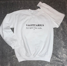 Load image into Gallery viewer, YOUR ZODIAC Sweatshirt WHITE
